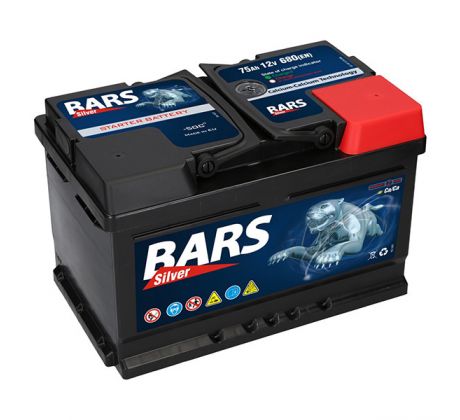 Akumulátor Bars Silver 12V 75Ah 680A/EN Bars